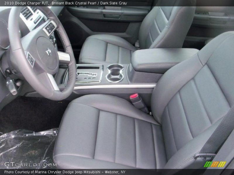 Brilliant Black Crystal Pearl / Dark Slate Gray 2010 Dodge Charger R/T