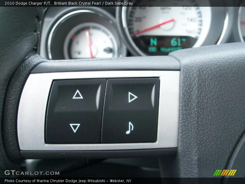 Brilliant Black Crystal Pearl / Dark Slate Gray 2010 Dodge Charger R/T