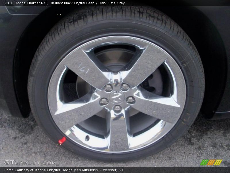 Brilliant Black Crystal Pearl / Dark Slate Gray 2010 Dodge Charger R/T