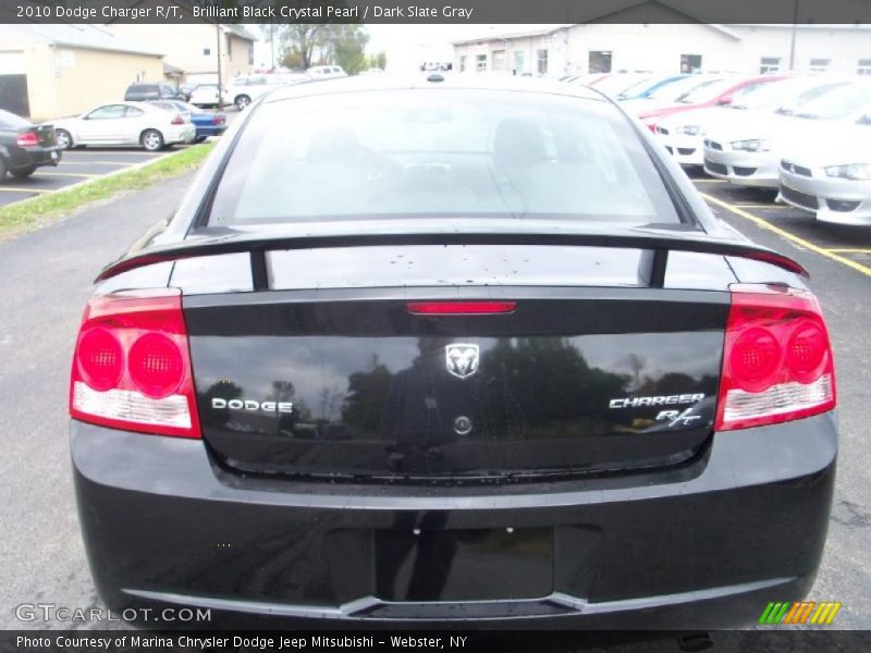 Brilliant Black Crystal Pearl / Dark Slate Gray 2010 Dodge Charger R/T