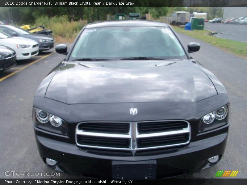 Brilliant Black Crystal Pearl / Dark Slate Gray 2010 Dodge Charger R/T