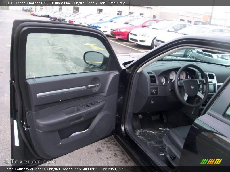 Brilliant Black Crystal Pearl / Dark Slate Gray 2010 Dodge Charger R/T