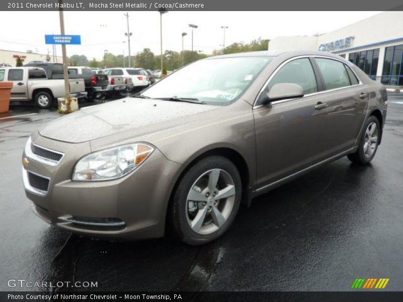 Mocha Steel Metallic / Cocoa/Cashmere 2011 Chevrolet Malibu LT
