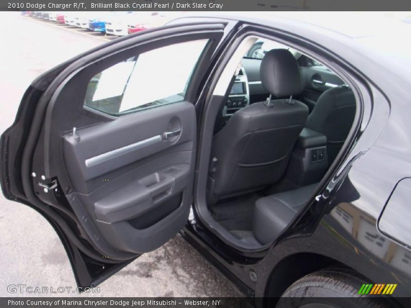 Brilliant Black Crystal Pearl / Dark Slate Gray 2010 Dodge Charger R/T