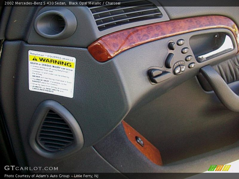 Black Opal Metallic / Charcoal 2002 Mercedes-Benz S 430 Sedan