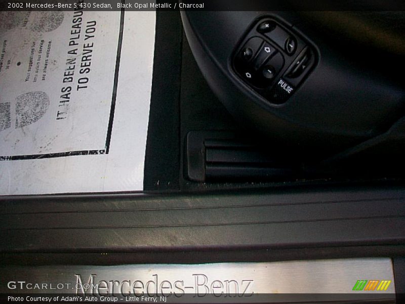 Black Opal Metallic / Charcoal 2002 Mercedes-Benz S 430 Sedan