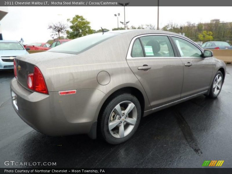 Mocha Steel Metallic / Cocoa/Cashmere 2011 Chevrolet Malibu LT