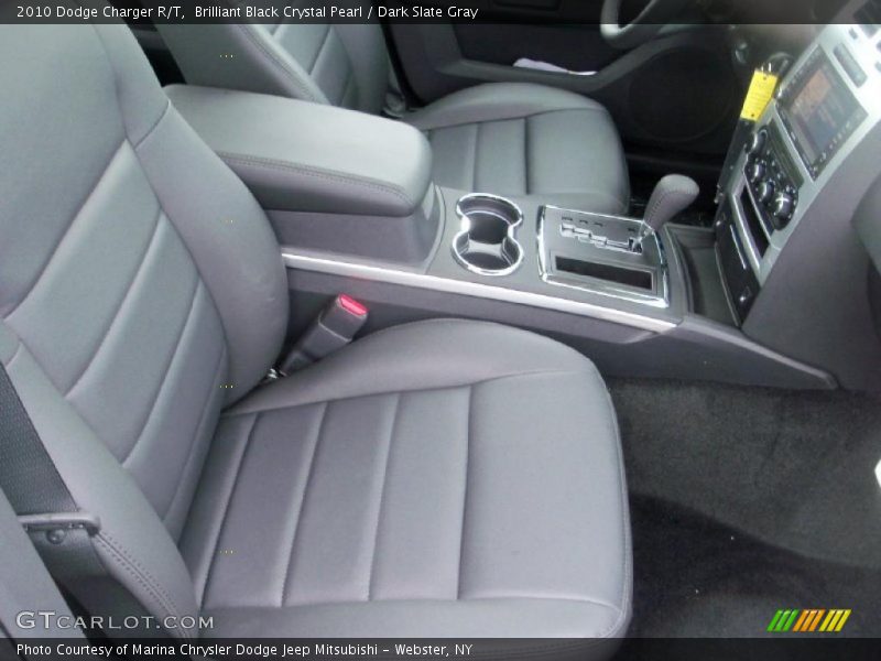 Brilliant Black Crystal Pearl / Dark Slate Gray 2010 Dodge Charger R/T