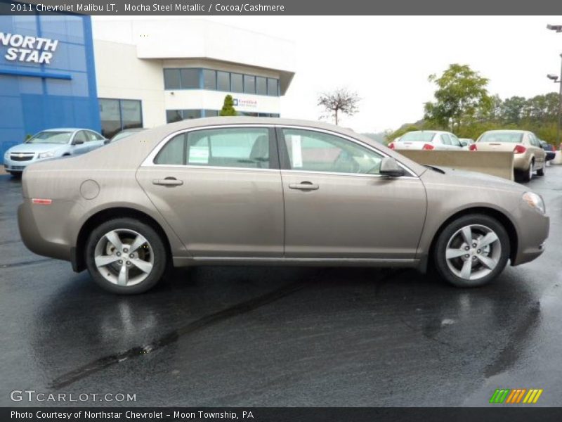 Mocha Steel Metallic / Cocoa/Cashmere 2011 Chevrolet Malibu LT