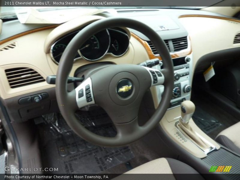 Mocha Steel Metallic / Cocoa/Cashmere 2011 Chevrolet Malibu LT