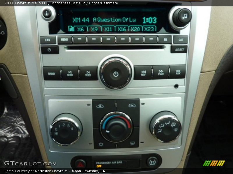 Mocha Steel Metallic / Cocoa/Cashmere 2011 Chevrolet Malibu LT