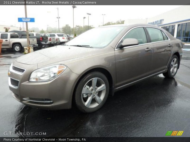 Mocha Steel Metallic / Cocoa/Cashmere 2011 Chevrolet Malibu LT