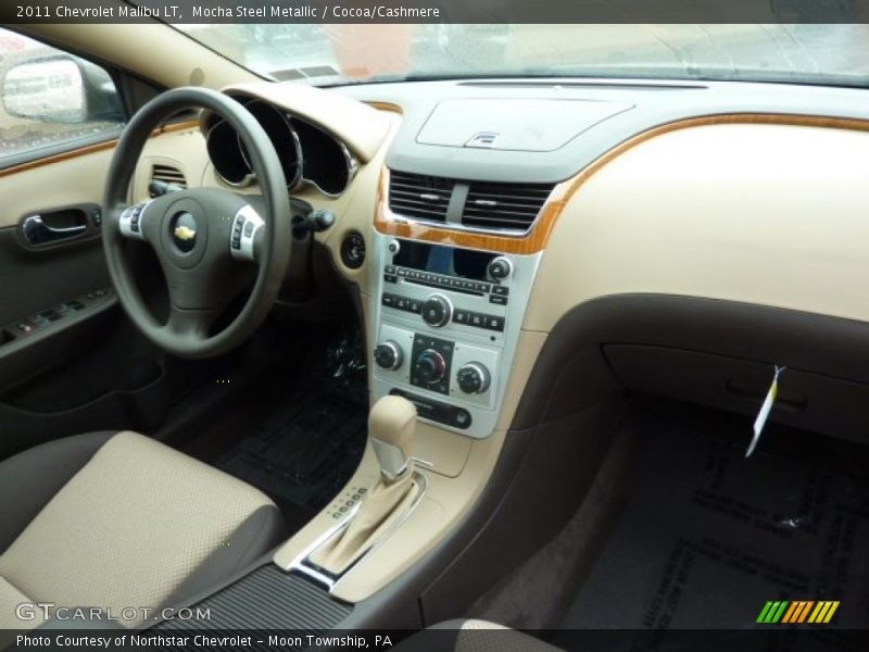 Mocha Steel Metallic / Cocoa/Cashmere 2011 Chevrolet Malibu LT
