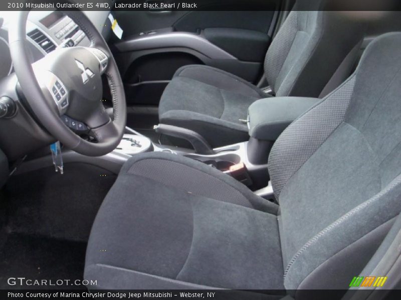 Labrador Black Pearl / Black 2010 Mitsubishi Outlander ES 4WD