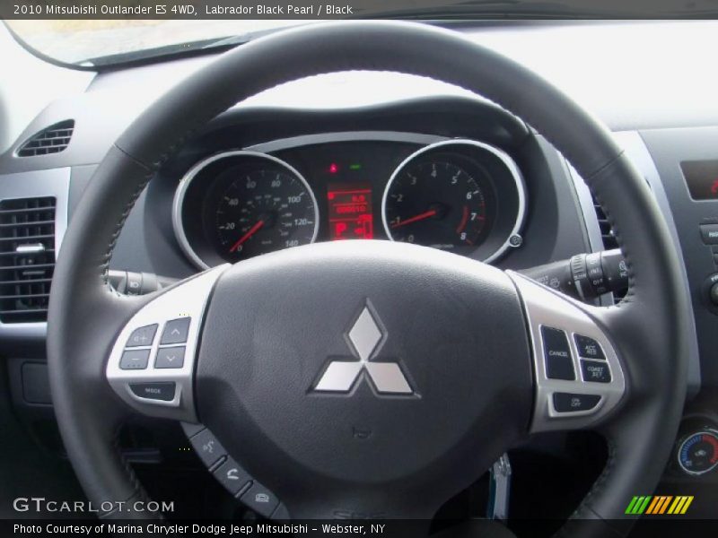 Labrador Black Pearl / Black 2010 Mitsubishi Outlander ES 4WD