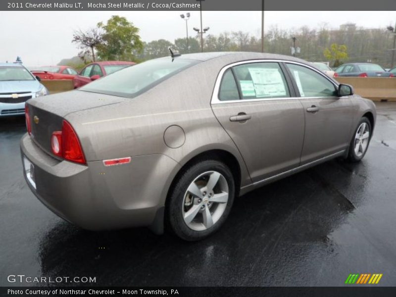 Mocha Steel Metallic / Cocoa/Cashmere 2011 Chevrolet Malibu LT