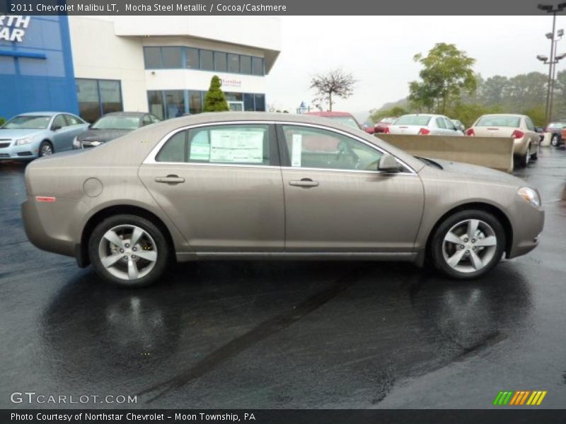 Mocha Steel Metallic / Cocoa/Cashmere 2011 Chevrolet Malibu LT