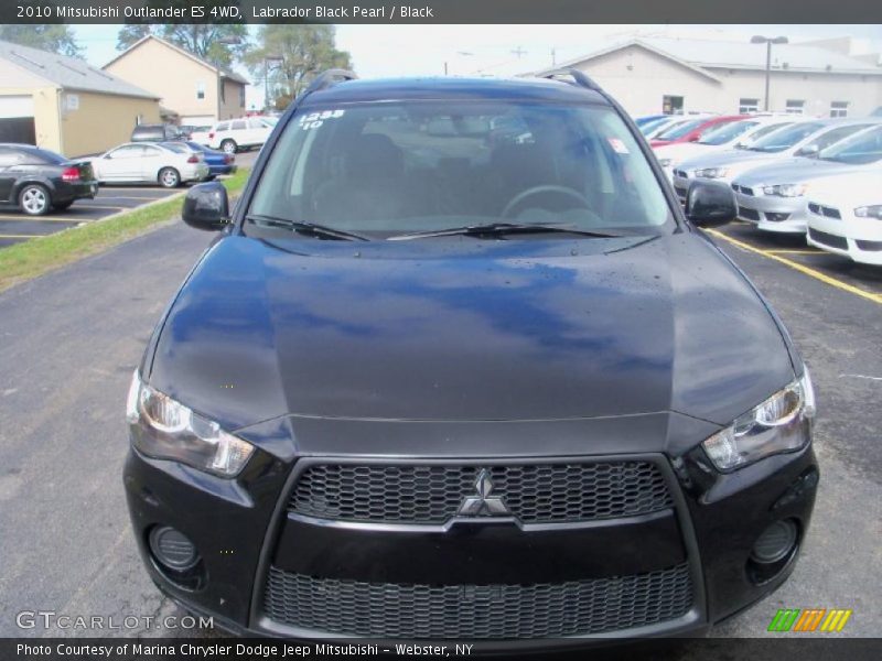 Labrador Black Pearl / Black 2010 Mitsubishi Outlander ES 4WD