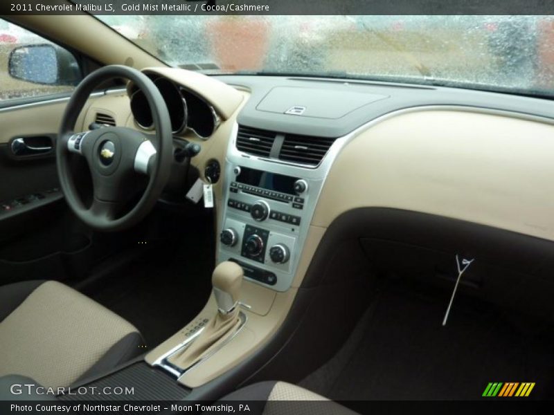 Gold Mist Metallic / Cocoa/Cashmere 2011 Chevrolet Malibu LS