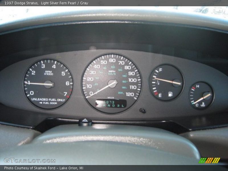 Light Silver Fern Pearl / Gray 1997 Dodge Stratus