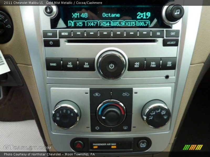 Gold Mist Metallic / Cocoa/Cashmere 2011 Chevrolet Malibu LS
