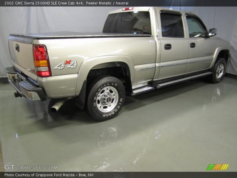 Pewter Metallic / Neutral 2002 GMC Sierra 2500HD SLE Crew Cab 4x4