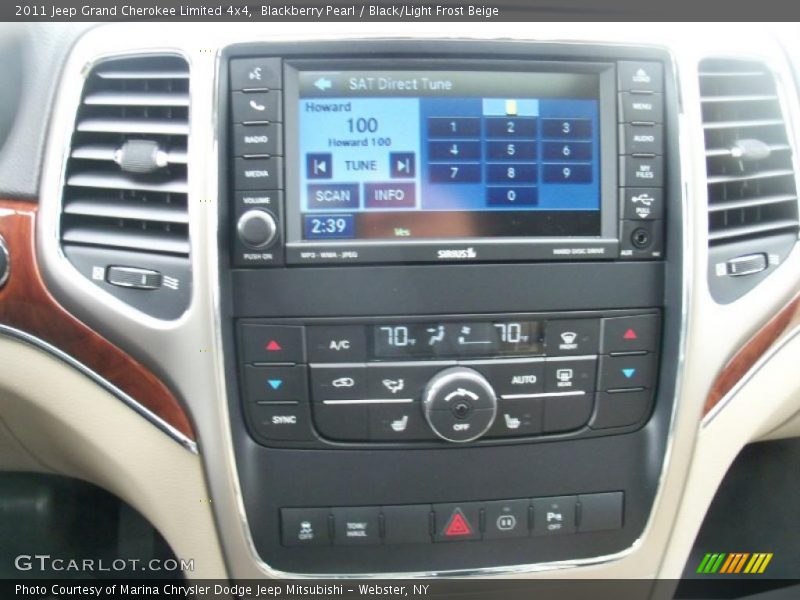 Blackberry Pearl / Black/Light Frost Beige 2011 Jeep Grand Cherokee Limited 4x4