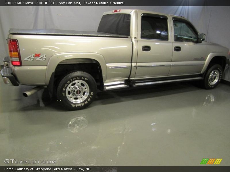 Pewter Metallic / Neutral 2002 GMC Sierra 2500HD SLE Crew Cab 4x4