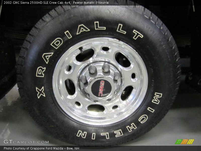Pewter Metallic / Neutral 2002 GMC Sierra 2500HD SLE Crew Cab 4x4