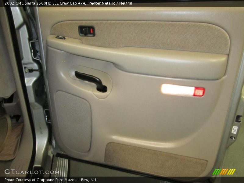 Pewter Metallic / Neutral 2002 GMC Sierra 2500HD SLE Crew Cab 4x4