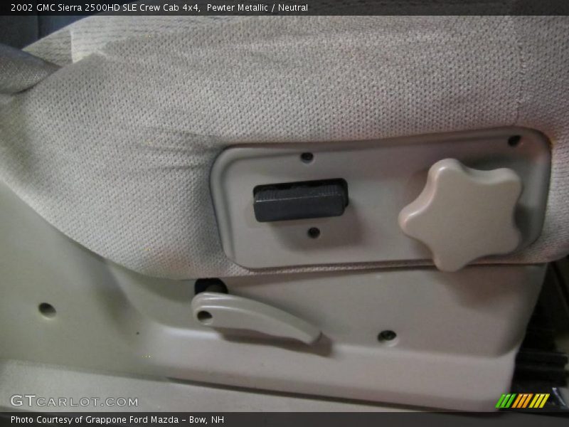 Pewter Metallic / Neutral 2002 GMC Sierra 2500HD SLE Crew Cab 4x4