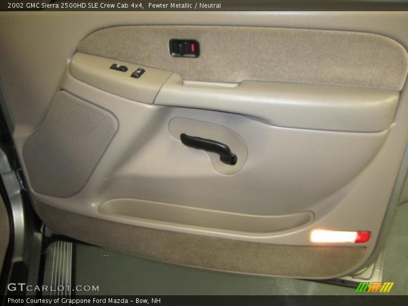 Pewter Metallic / Neutral 2002 GMC Sierra 2500HD SLE Crew Cab 4x4
