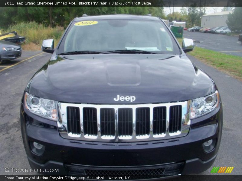 Blackberry Pearl / Black/Light Frost Beige 2011 Jeep Grand Cherokee Limited 4x4