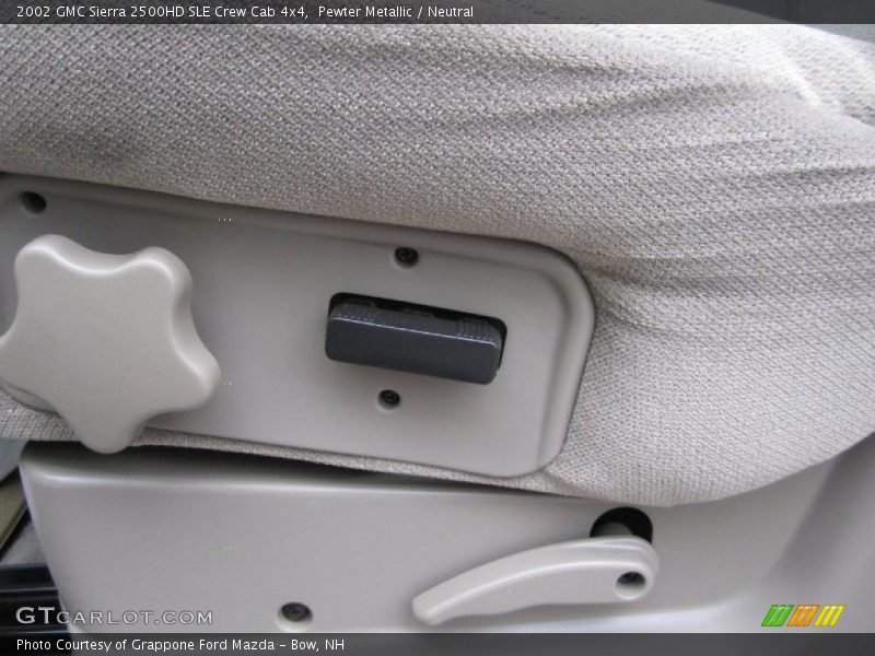 Pewter Metallic / Neutral 2002 GMC Sierra 2500HD SLE Crew Cab 4x4
