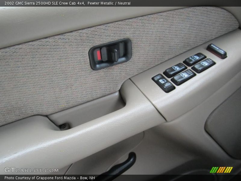 Pewter Metallic / Neutral 2002 GMC Sierra 2500HD SLE Crew Cab 4x4