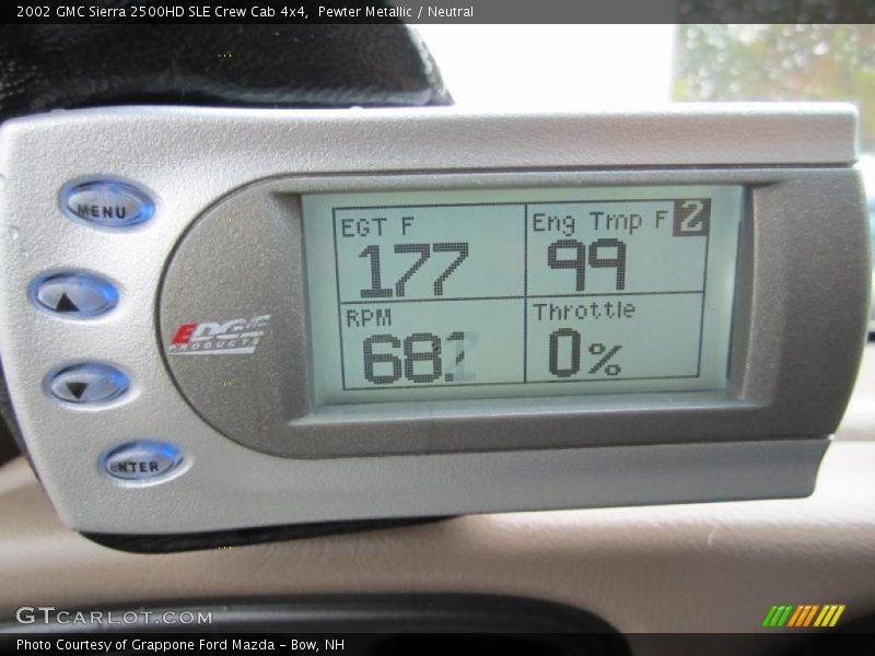 Pewter Metallic / Neutral 2002 GMC Sierra 2500HD SLE Crew Cab 4x4