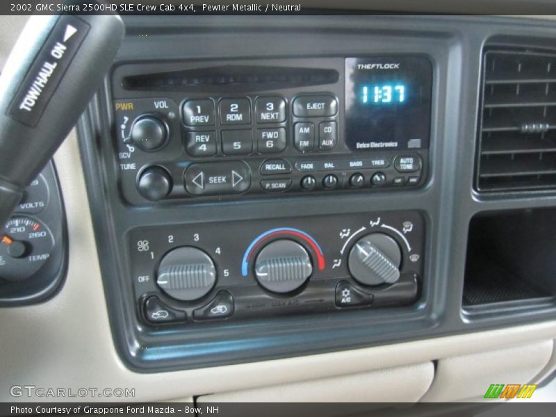Pewter Metallic / Neutral 2002 GMC Sierra 2500HD SLE Crew Cab 4x4
