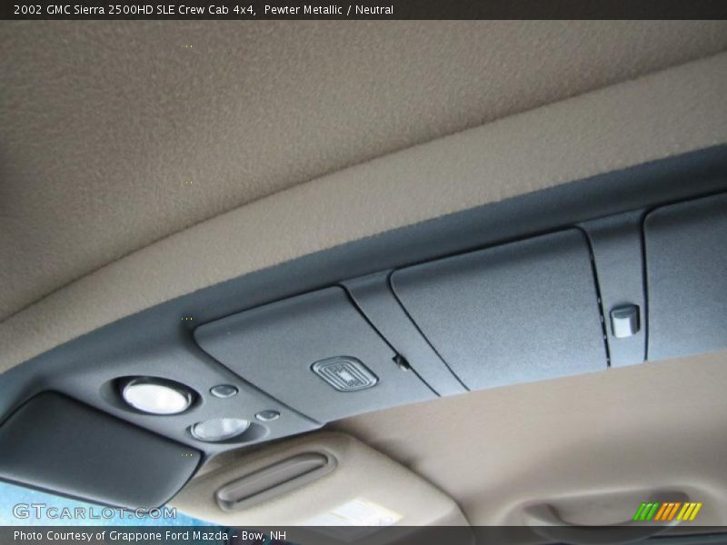Pewter Metallic / Neutral 2002 GMC Sierra 2500HD SLE Crew Cab 4x4