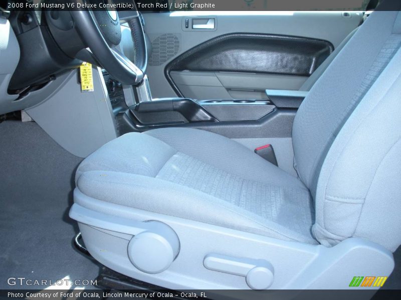 Torch Red / Light Graphite 2008 Ford Mustang V6 Deluxe Convertible