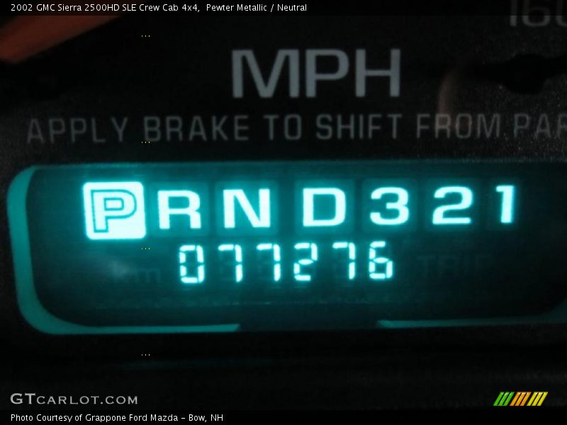 Pewter Metallic / Neutral 2002 GMC Sierra 2500HD SLE Crew Cab 4x4