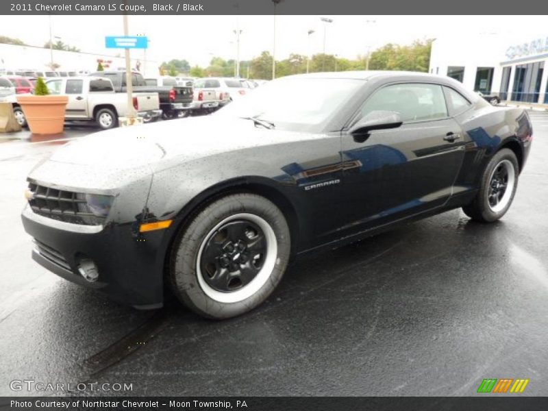 Black / Black 2011 Chevrolet Camaro LS Coupe