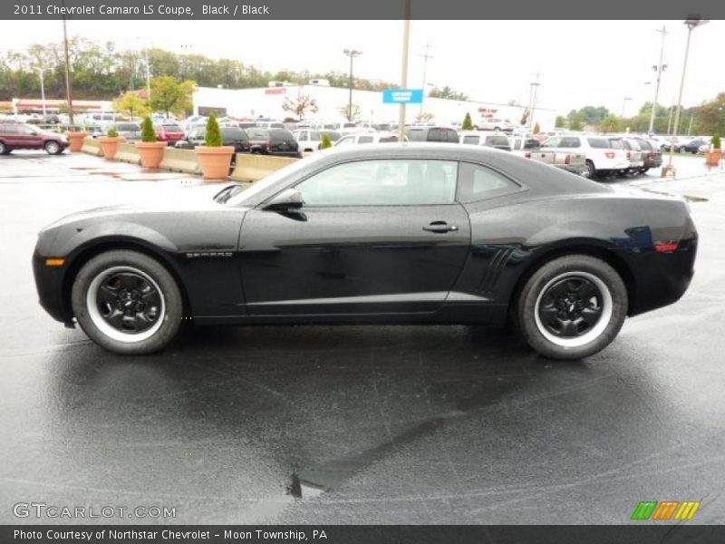 Black / Black 2011 Chevrolet Camaro LS Coupe