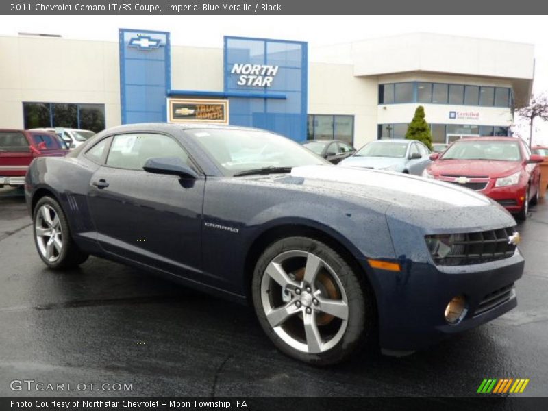 Imperial Blue Metallic / Black 2011 Chevrolet Camaro LT/RS Coupe