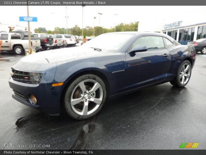 Imperial Blue Metallic / Black 2011 Chevrolet Camaro LT/RS Coupe
