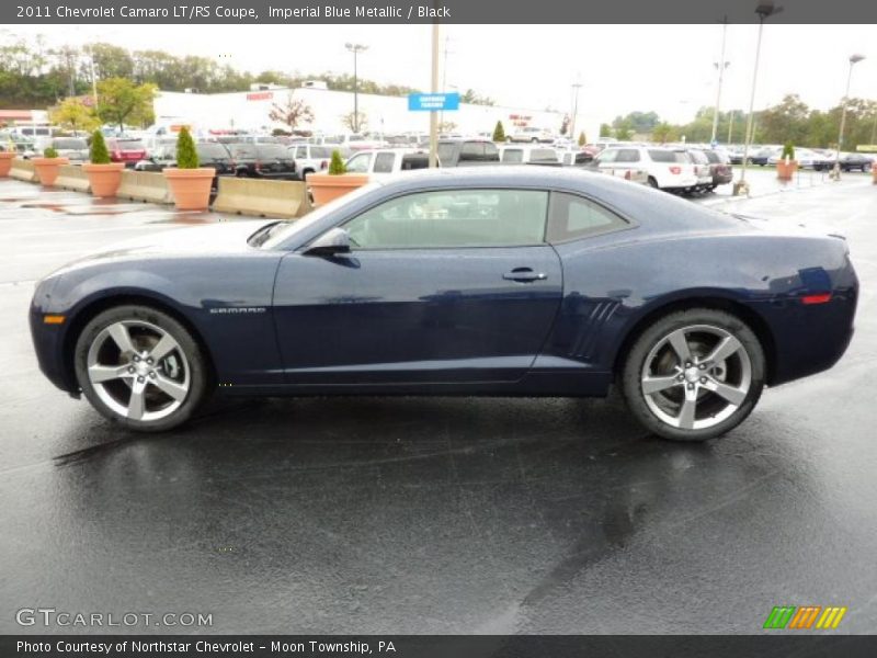 Imperial Blue Metallic / Black 2011 Chevrolet Camaro LT/RS Coupe