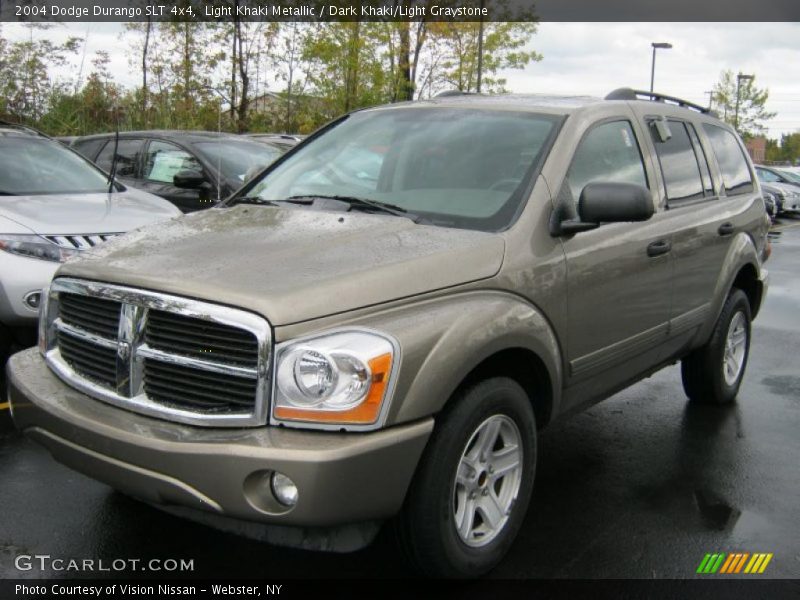 Light Khaki Metallic / Dark Khaki/Light Graystone 2004 Dodge Durango SLT 4x4