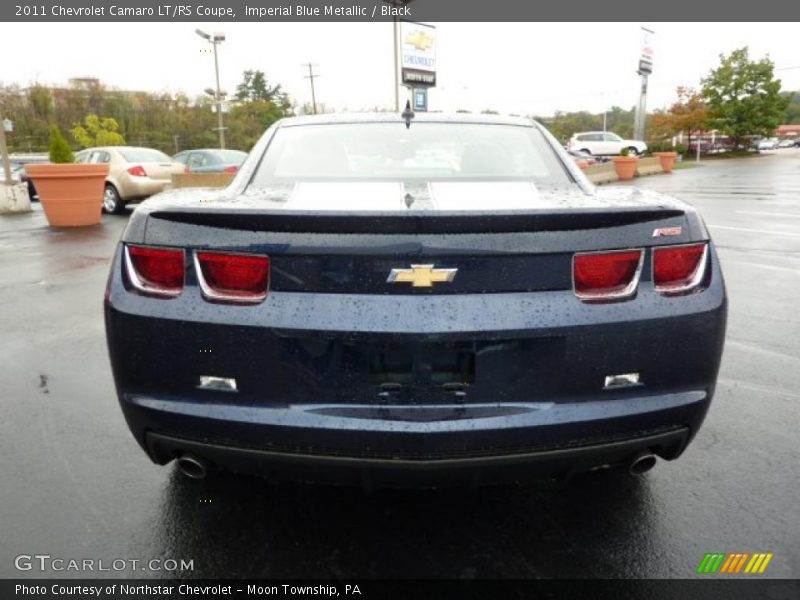 Imperial Blue Metallic / Black 2011 Chevrolet Camaro LT/RS Coupe