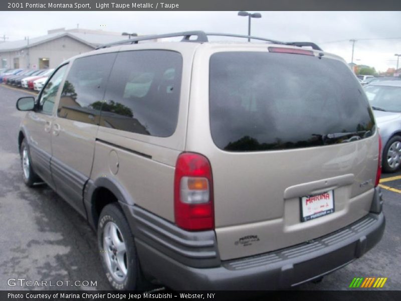 Light Taupe Metallic / Taupe 2001 Pontiac Montana Sport