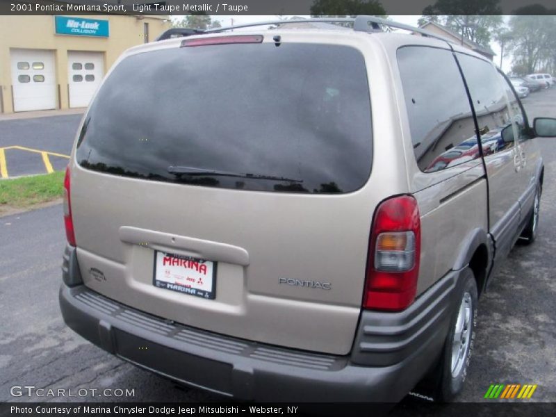 Light Taupe Metallic / Taupe 2001 Pontiac Montana Sport