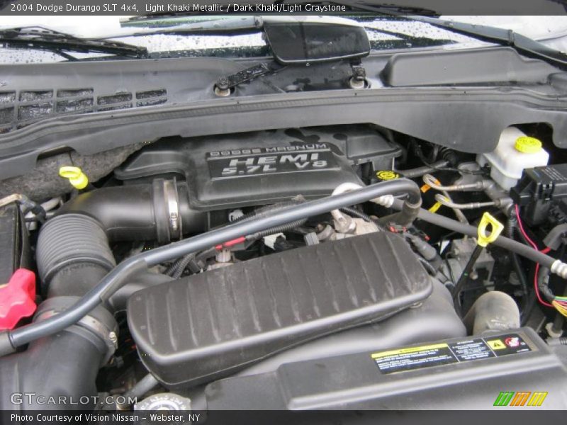 Light Khaki Metallic / Dark Khaki/Light Graystone 2004 Dodge Durango SLT 4x4